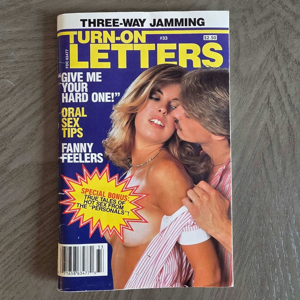 Vintage Turn-On Letters Magazine Issue 33 1980s Erotica Erotic Stories Ephemera